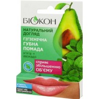 Гигиеническая губная помада Биокон Мята+авокадо, 4.6 г